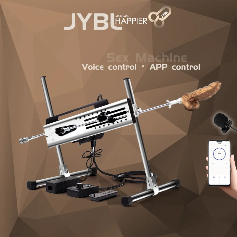 JYBL-Machine Sexuelle Améliorée avec Télécommande, Super Silays euse, Ultra Réglable, Vac u Lock, 30db, 120W, Love Machine avec Gode Gratuit