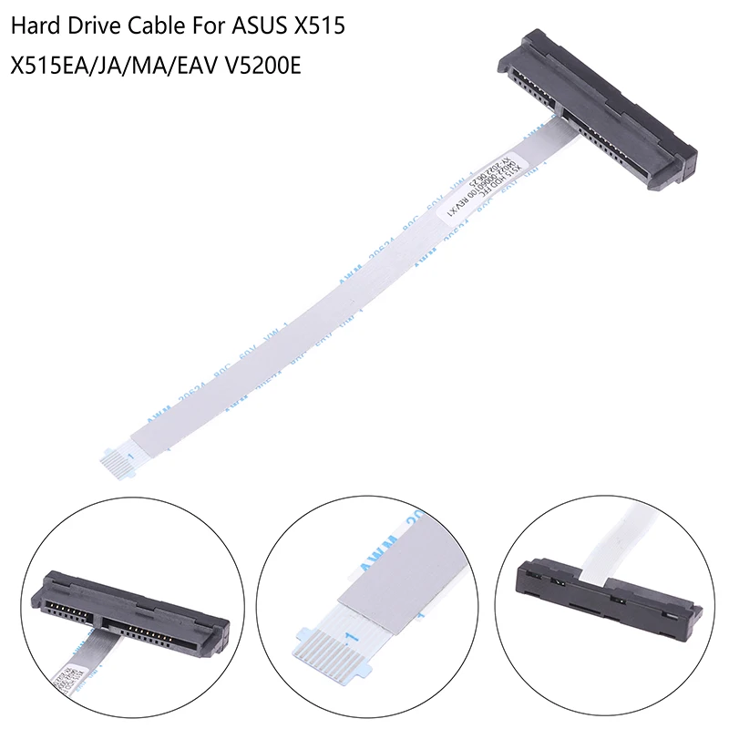 1 Pcs HDD Cable For ASUS X515 X515EA/JA/MA/EAV V5200E F515 Laptop SATA Hard Drive Plastic HDD SSD Connector Flex Cable