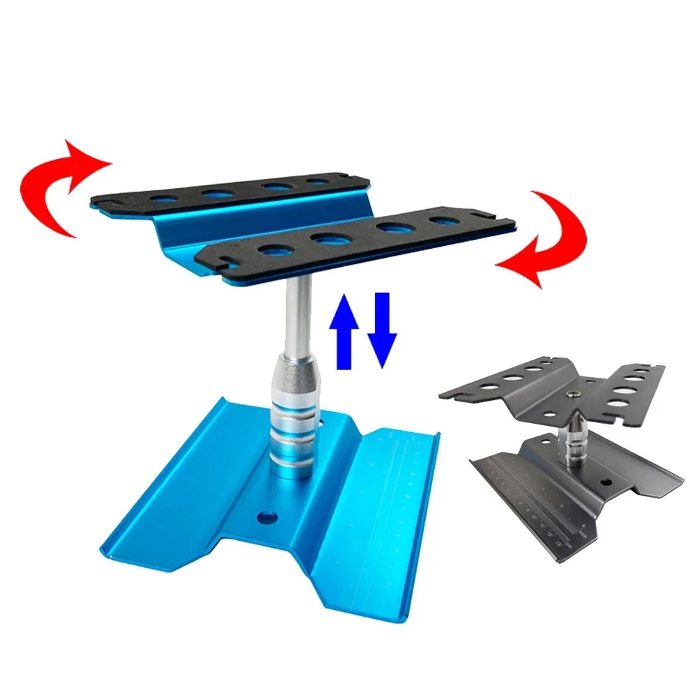 Directly from the manufacturer model car 360 degree rotation repair table Aluminum alloy car model display table Oil car start t