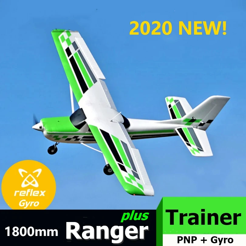 FMSRC RC Airplane Plane 1800mm Ranger Trainer 4S 5CH with Flaps Radio Big Large Control Model Hobby Aircraft Avion Gifts