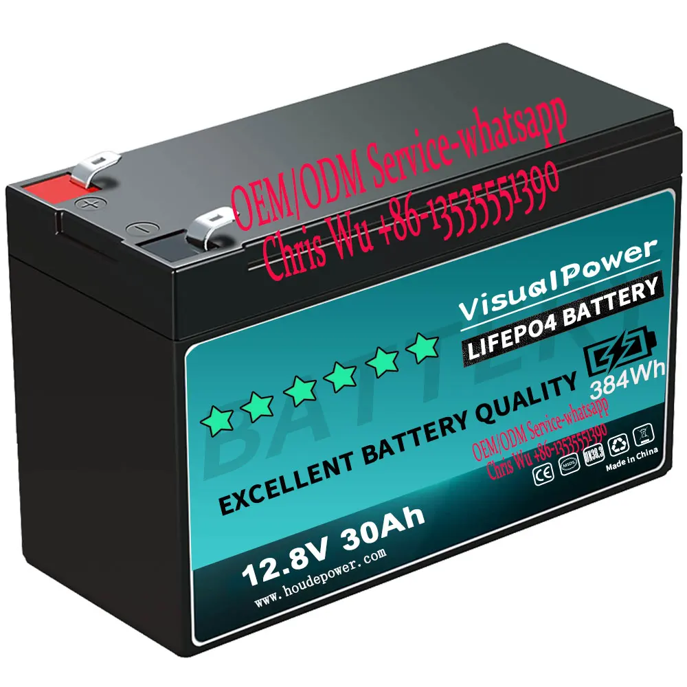 

LifePo4 Battery 12.8V 10AH 200AH 30AH 50AH Deep Cycle Sola BMS RV Emergency Campers Golf Cart Off-Road Off-grid