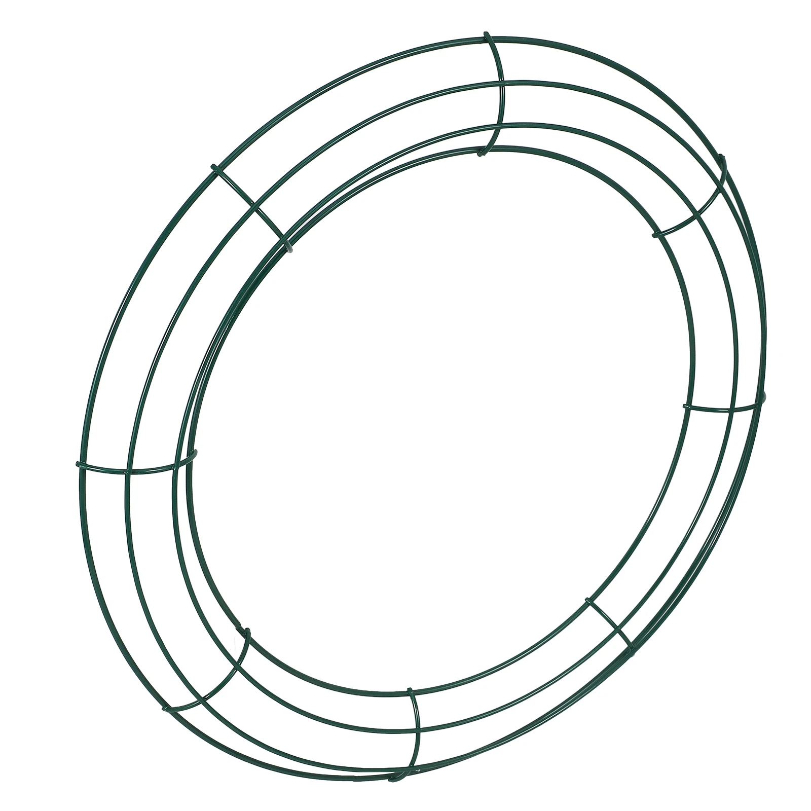 

1pcs Round Shaped Iron Frame Diy Flower Garlands Metal Wire Wreath Ring For Christmas Wedding Home Decoration Wall Mounted