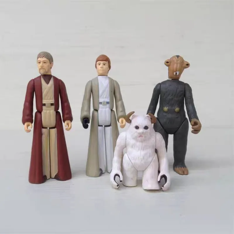 En Stock, figura de acción a granel de 3,75 ", el imperio coloca hacia atrás, Yeti Obi-Wan Kenobi, juguete de PVC, modelo de muñeca, regalo de Navidad para niños, defectos menor