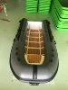 Bateau à rames en aluminium, Double coque en aluminium en V profond, canot gonflable, bateau à nervures 4