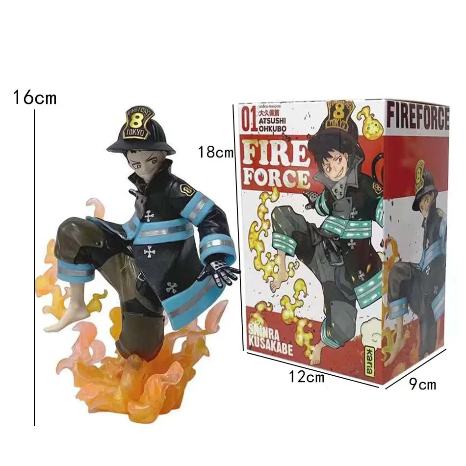 Artfx j enen no shouboutai shinra kusakabe anime figura força de fogo tamaki kotatsu figura de ação modelo colecionável boneca brinquedos