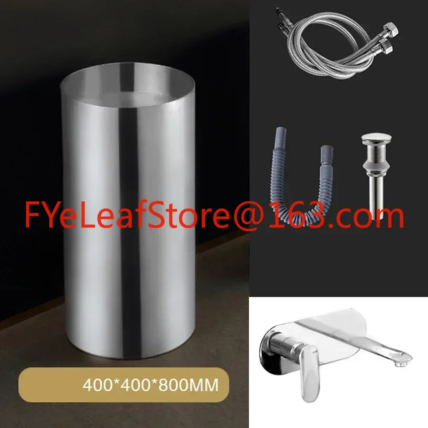 

Stainless Steel Foot Basin+faucet+copper Drainage Pipe+drainage Pipe+70cm Inlet Pipe, Luxurious Bathroom Sink