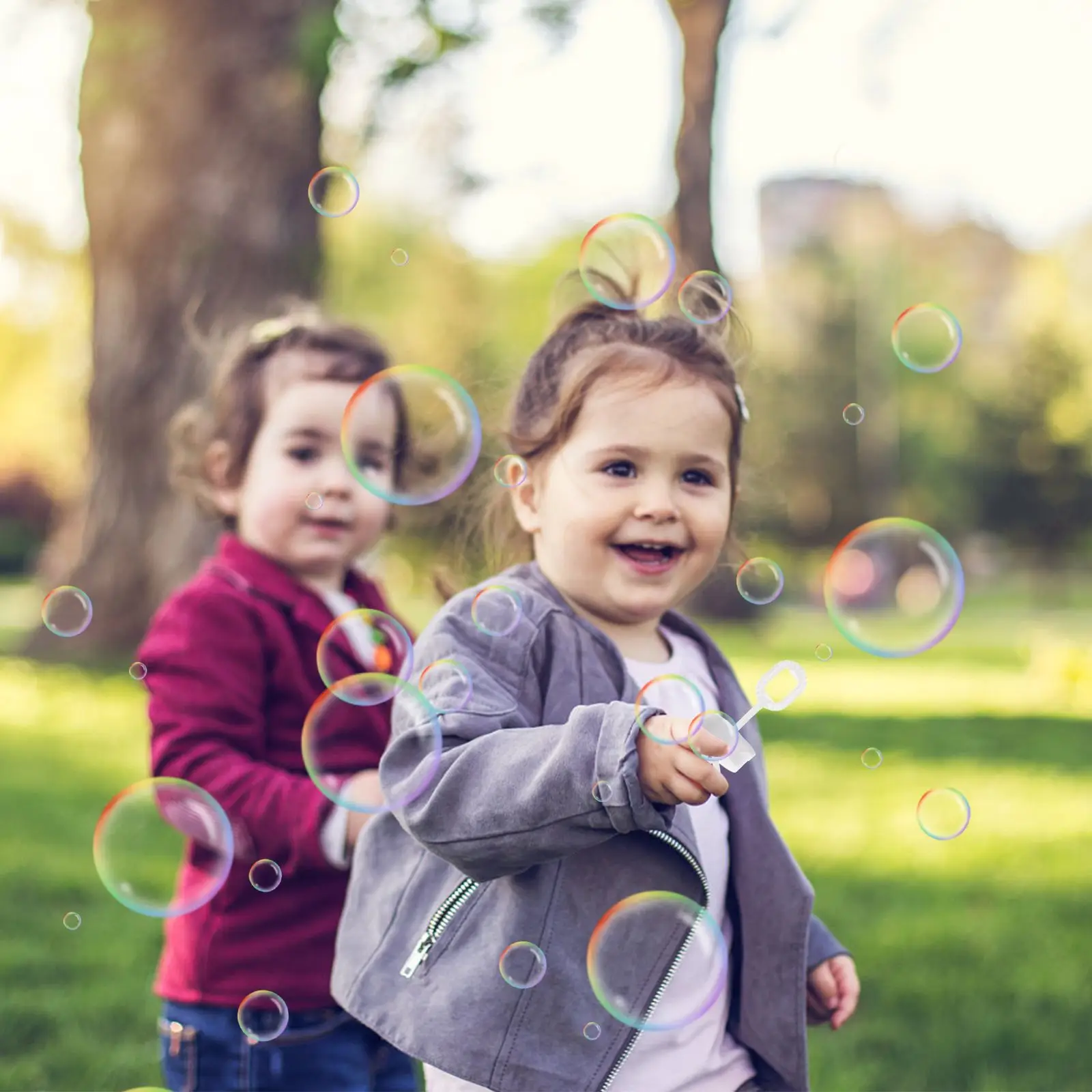 Set di bottiglie con bacchetta magica da 16 pezzi Bolle a forma di cuore Tubi per estintore sfusi Soluzione di plastica vuota ricaricabile per bambini