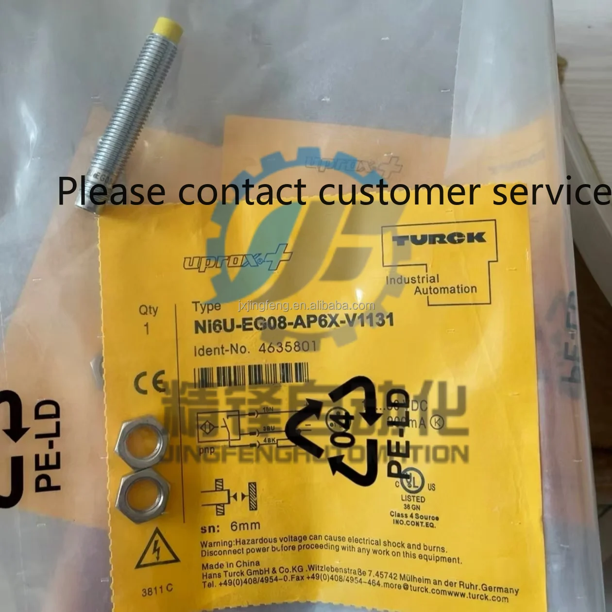 

New TURCK NI6U-EG08-AP6X-V1131 Inductive Sensor