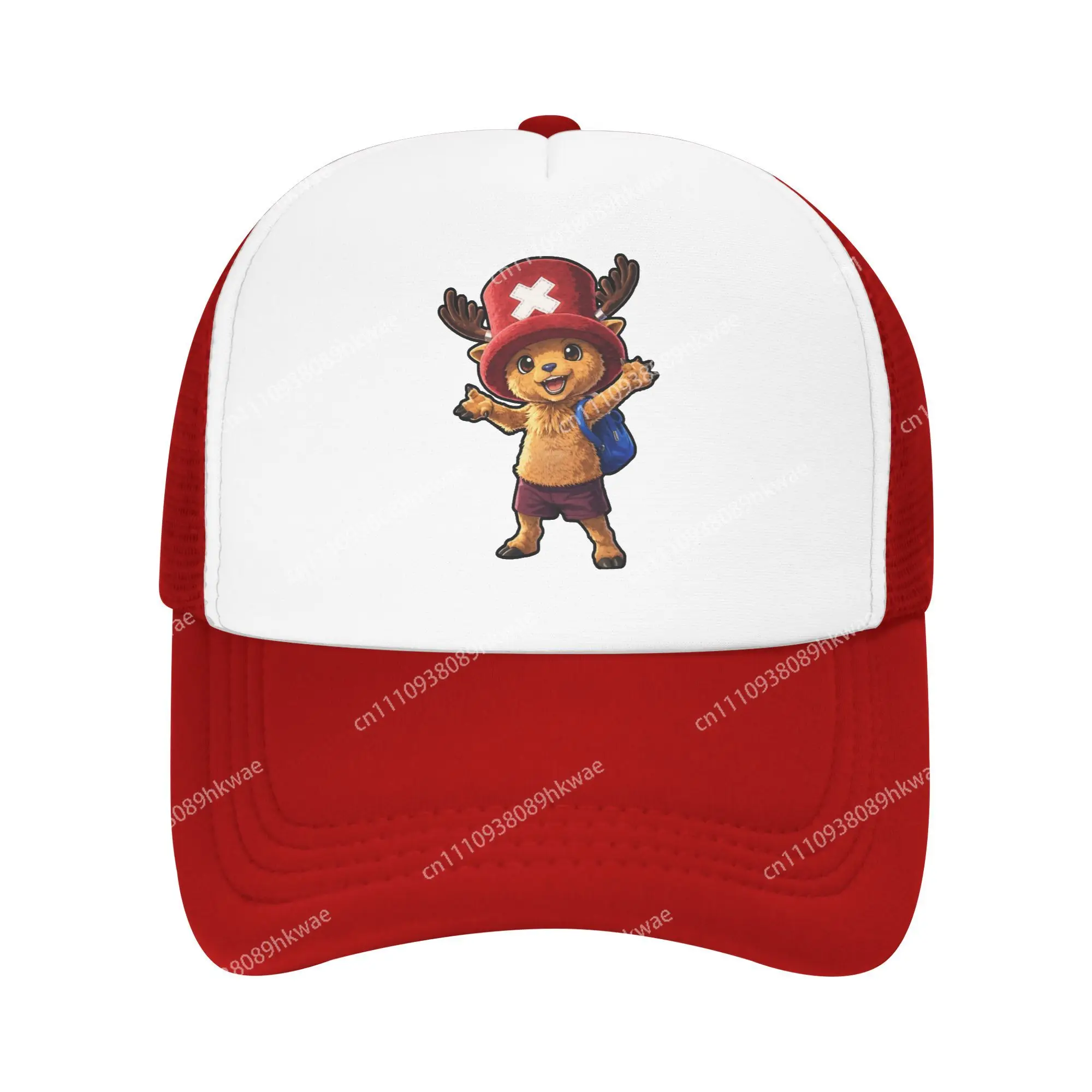 Tony Tony  Chopper one-pieces Grand Line Mesh Baseball Cap Men Women Fashion Trucker Hat  Adjustable Polyester Sports Cap
