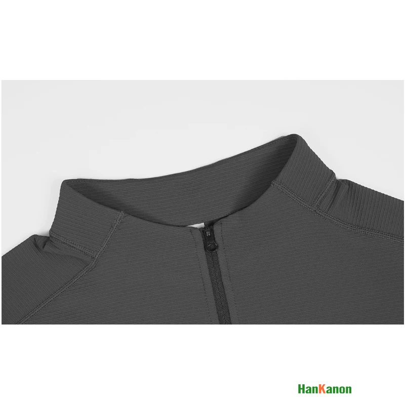 Unisex Quick - Dry Long - Sleeve Zip - Up Sports Jacket with  Pattern | Spring/Autumn Outdoor Running & Casual Versatile Wear