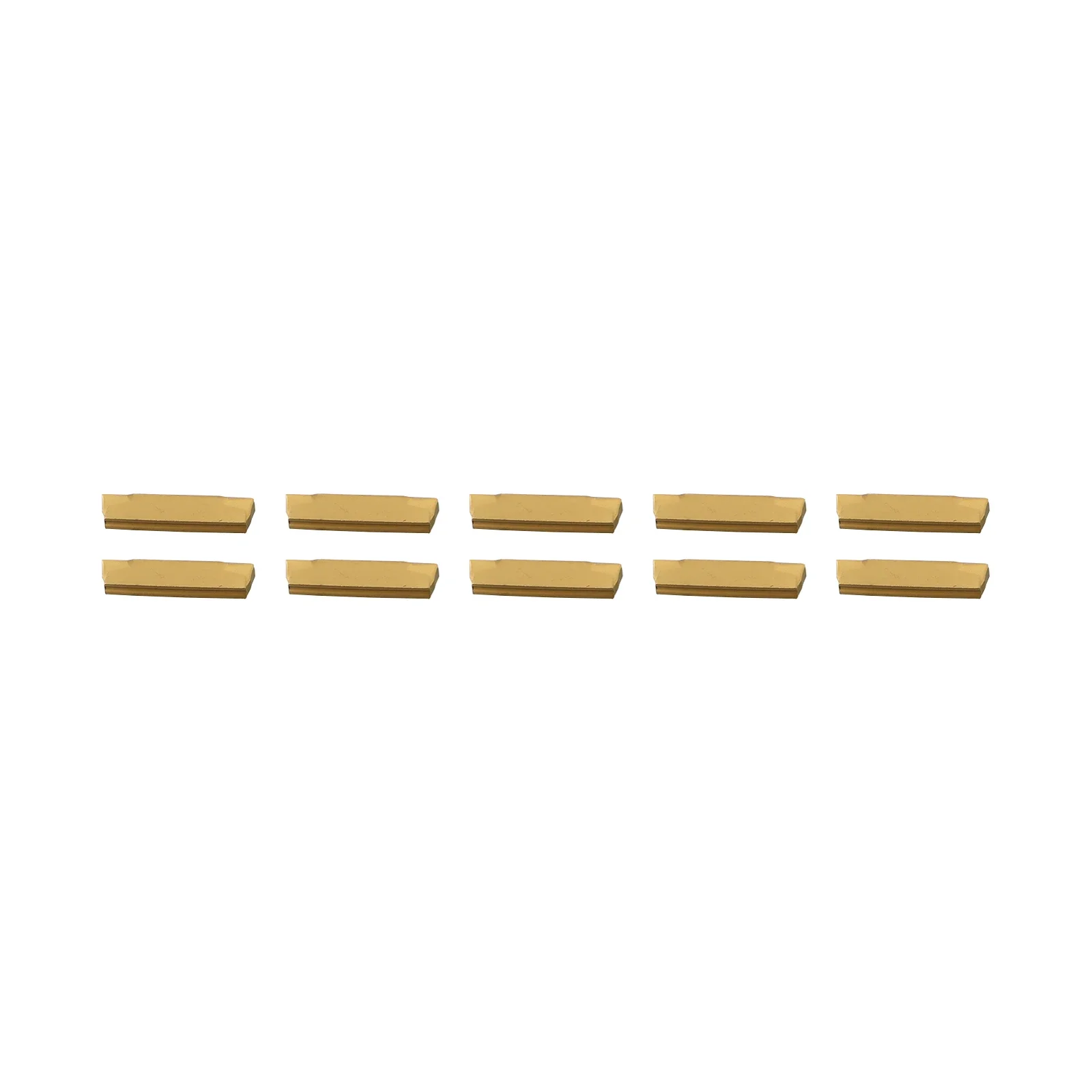 Heavy Duty Carbide Blade Replacements 10 Pack Set For CNC Lathe Tools MGMN200/300/400/500 With NC3020 Design And CVD Coating