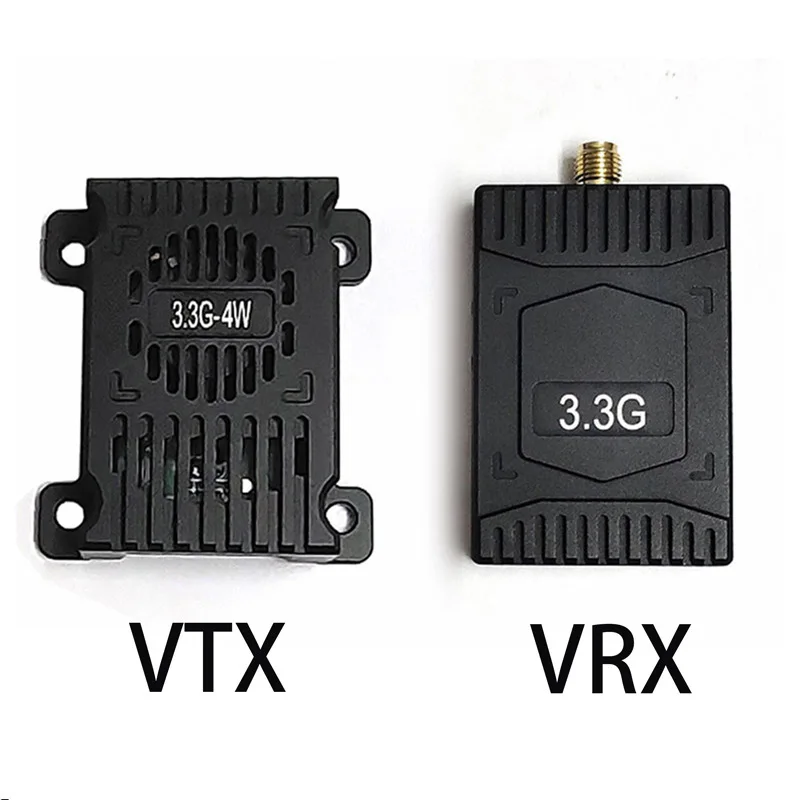 

3.3G 4W VTX High Speed Image Transmission FPV Time Traveling Machine Parts VRX Drone Video Transmitter RC Toy Accessories