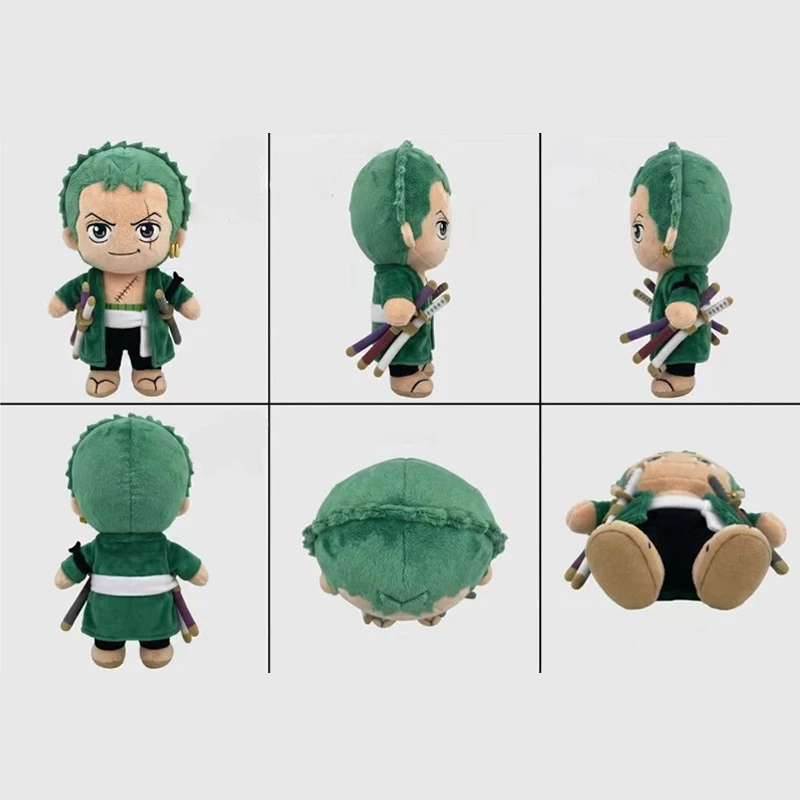 One Piece Luffy Zoro Tony Chopper Plush Doll Cute Standing Straw Hat Luffy Pink Hat Reindeer Stuffed Toy Gift for Anime Fans