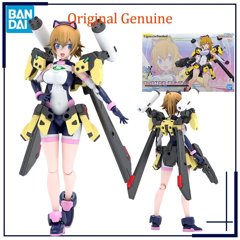 Original Genuine Bandai Anime Gundam Build Fighter AVATAR FUMINA FRS Assembly Model Toy Action Figure Gift Collectible Ornaments