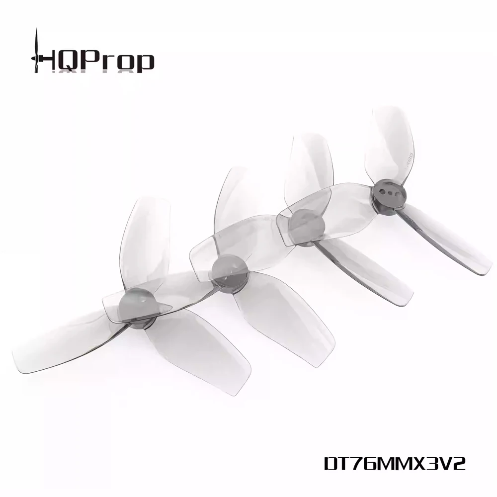 2Pairs HQPROP T76MMX3 76mm 3-Blade PC Propeller For RC Freestyle 3inch Cinewhoop Drones CineLog30 Cinebot30 DIY Parts view 6