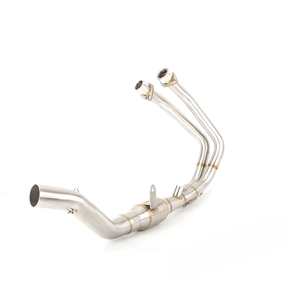 

Slip On Motocross Exhaust Motorcycle Catalyst Motorbike Escape Front Middle Link Pipe For CB500X CBR500 CB500F CBR500R 2013-2019