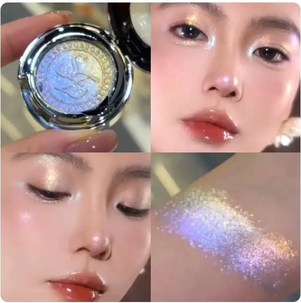 SheenEffect Gradient Chameleon Eyeshadow Highlighter Single Color High Pigmented Glitter Pure Desire Super Shimmering Eye Makeup