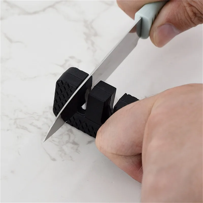 1/2Pcs Ceramic Multipurpose Keychain Whetstone Carbide Knife Pocket Portable Knife Sharpener Diamond Tools Scissor Mini Sharpen