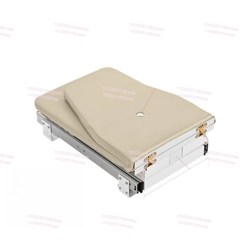 Folding Ironing Board Rack Aluminum Retractable Rotary Ironing Board with Built-in Hidden Damping Guide