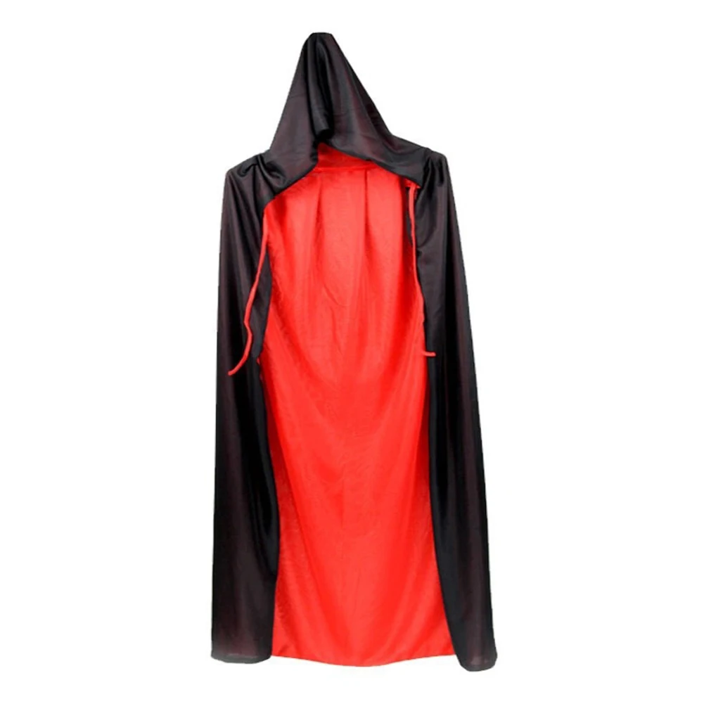 

Halloween Makeup Costume with Long Hooded Unisex Clothing Witch Grim Reaper Carnival Coat for Kids Adult Party