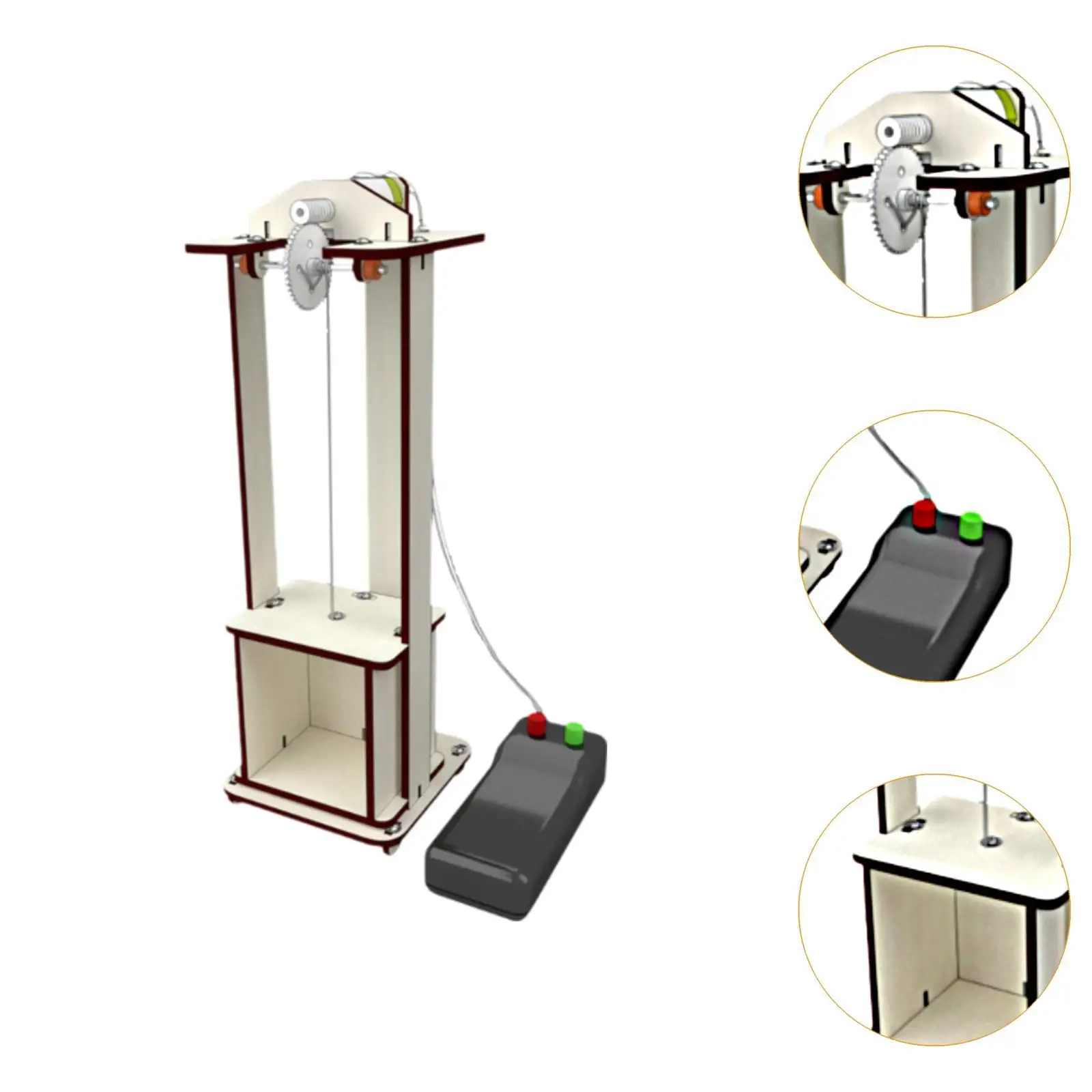 Kit di costruzione di modelli di ascensore fai-da-te Esperimenti scientifici Artigianato Regalo Kit scientifici per bambini educativi per bambini in età scolare