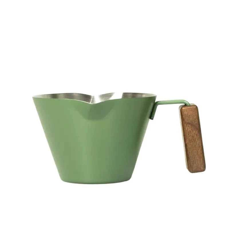 For Airflow, Double-mouth Stainless Steel Coffee Cup, Espresso Cup, Extraction Small Measuring Cup, Graduated Cup