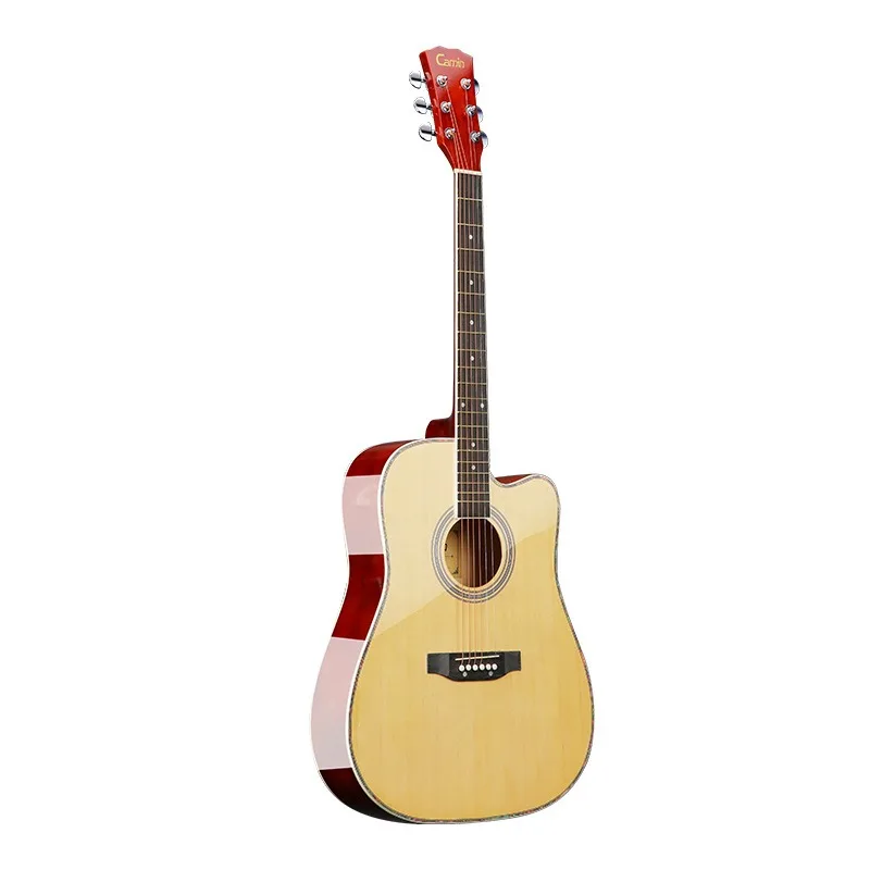 Guitare monocarte de 41 pouces en épicéa Shabili, guitare brillante, bouton de réglage entièrement fermé, Instruments d'accompagnement pour débutants en palissandre