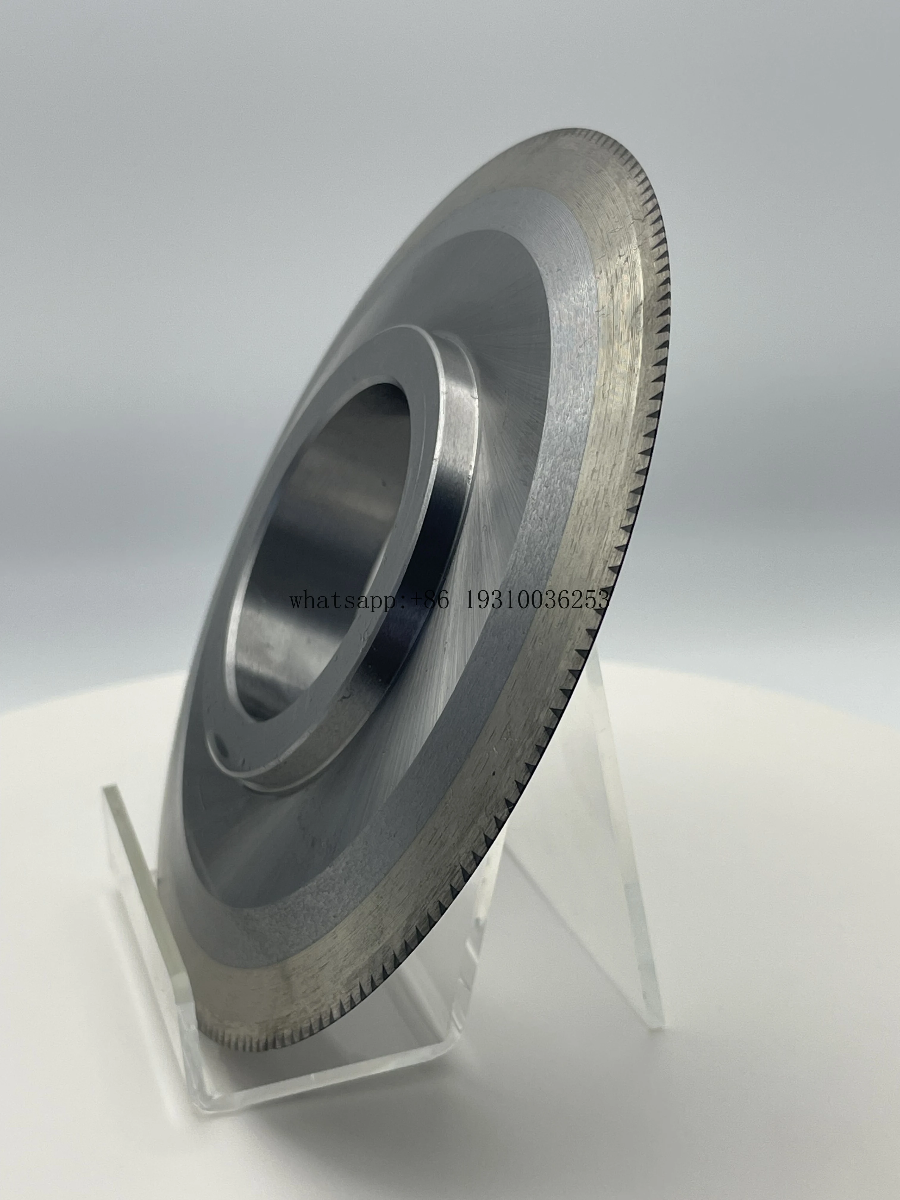 Disco abrasivo redondo de alto rendimiento, muela de rodillo de vendaje de diamante de sinterización galvanizada con personalización OEM