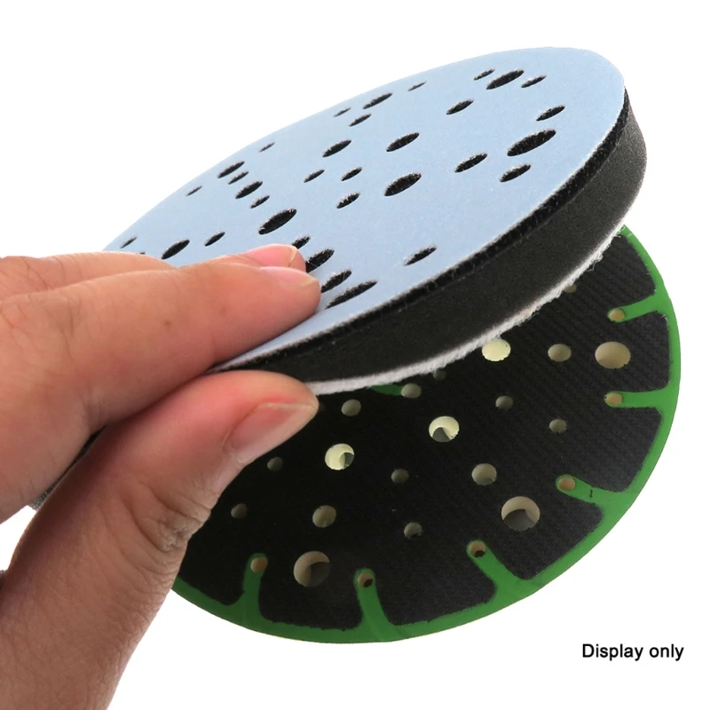 Hook and Loop Soft Sponge Cushion Interface Buffer Pad Sanding Disc Backing Pads 17 Holes 25 Holes 9 Holes Backing