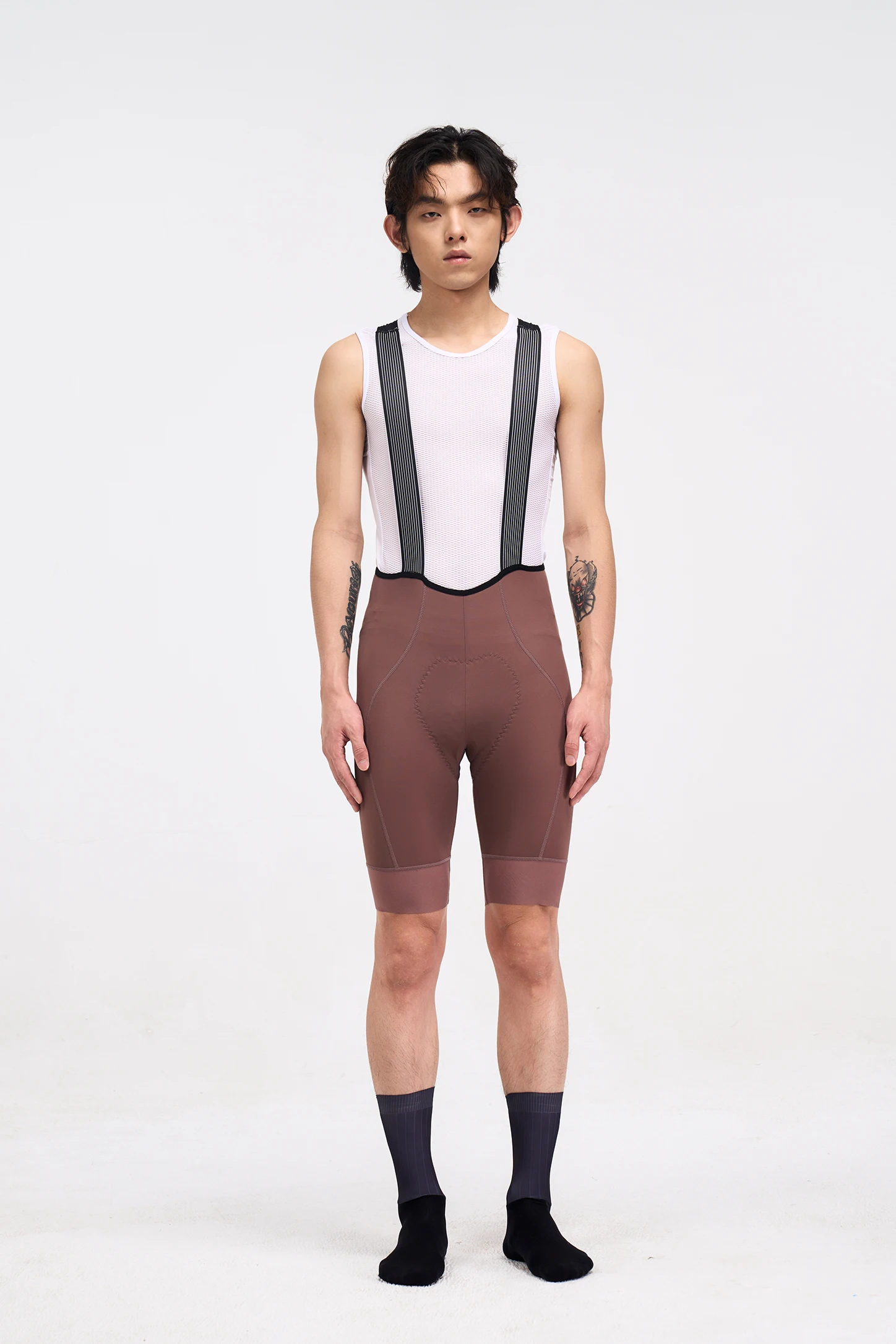 SPEXCEL 2024 Neue Herren-Trägerhose mit Kern, 4,0 Rennrad-MTB-Radsport-Trägerhose mit hoher Dichte 6
