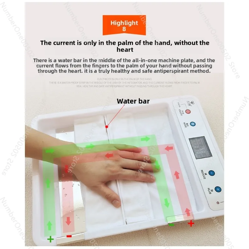 

Hyperhidrosis Treatment Device Big Mouth Sweat Stopper for Hands Feet Sweating