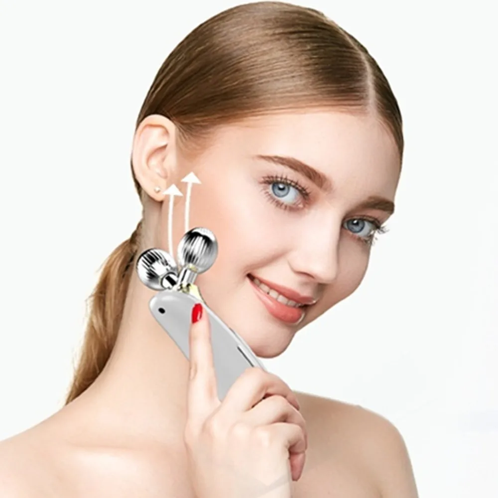

Beauty Device 3D Lift Y Shape Skin Tighten Roller Face Micro Current Massager