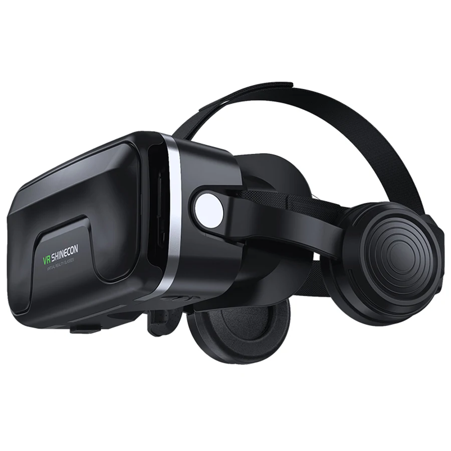 Cuffie VR Per Smartphone 4.7-6.5 Pollici – Occhiali 3D Con Regolazione IPD, Leggero E Portatile
