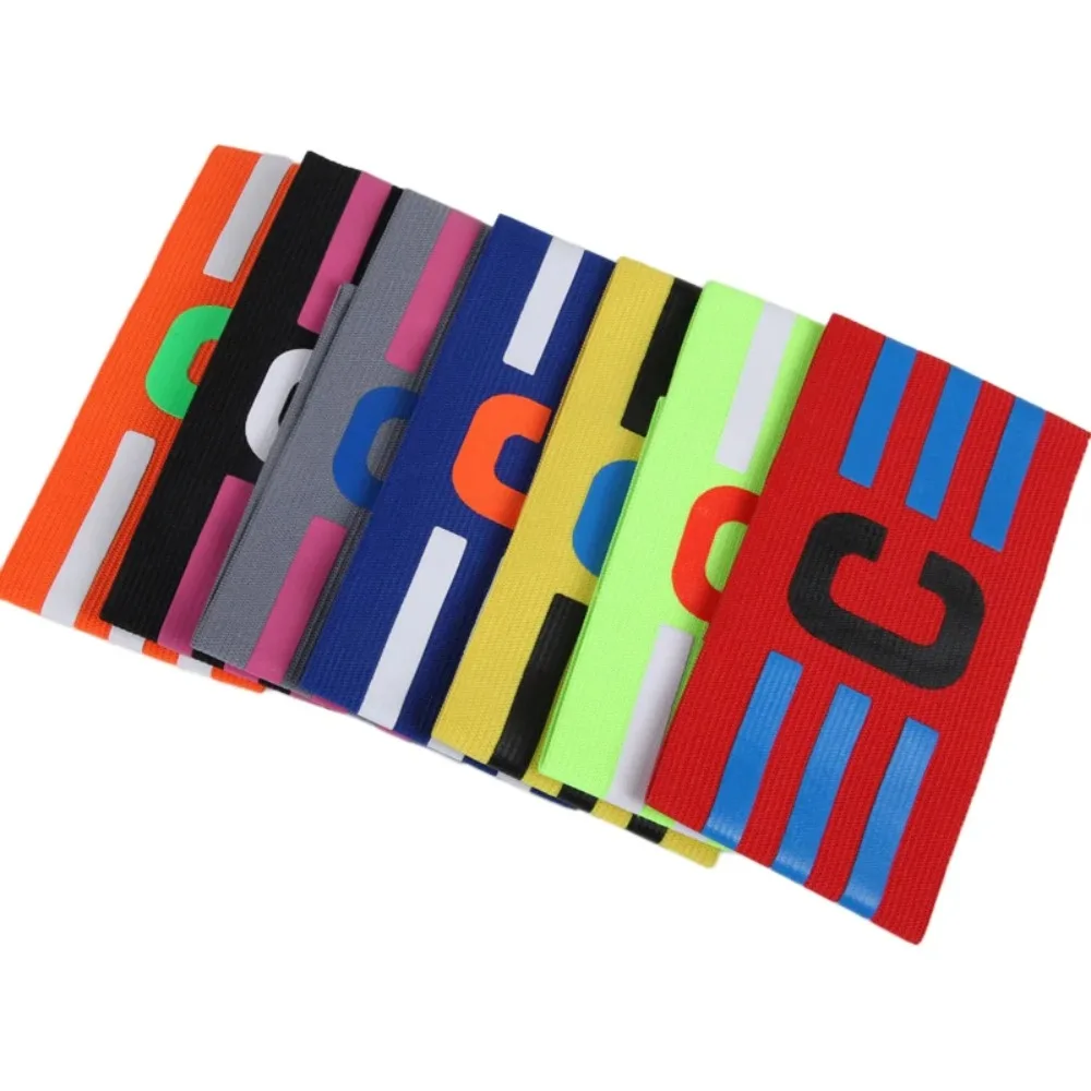 New Captain Armband Leader Match Elastic Sleeve Badge Professional Adjustable Football Armband School Reward for Kid