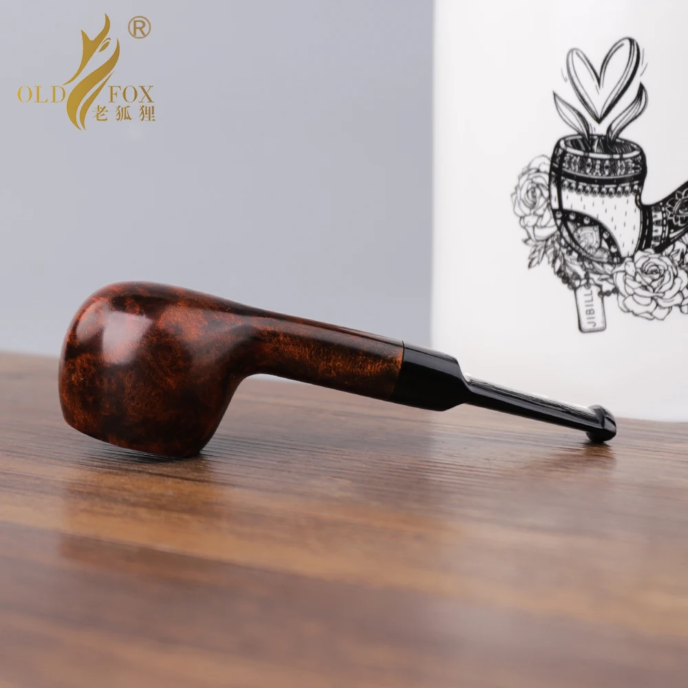 Small briar tobacco pipes, straight smoking pipe, 3mm filter beginners pipes, leisure pipes, tea table decoration, gifts for men