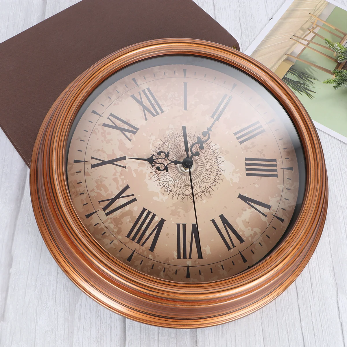 

Creative Wall Clock Vintage Wall Decorative Clock Art Decor Wall Clock for Home Office Living Room Bedroom
