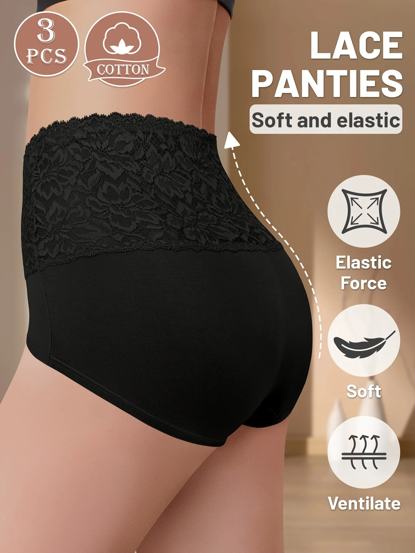 Thumbnail 3 - #22 Latest Womens Lace Trim Comfort Panties Updates