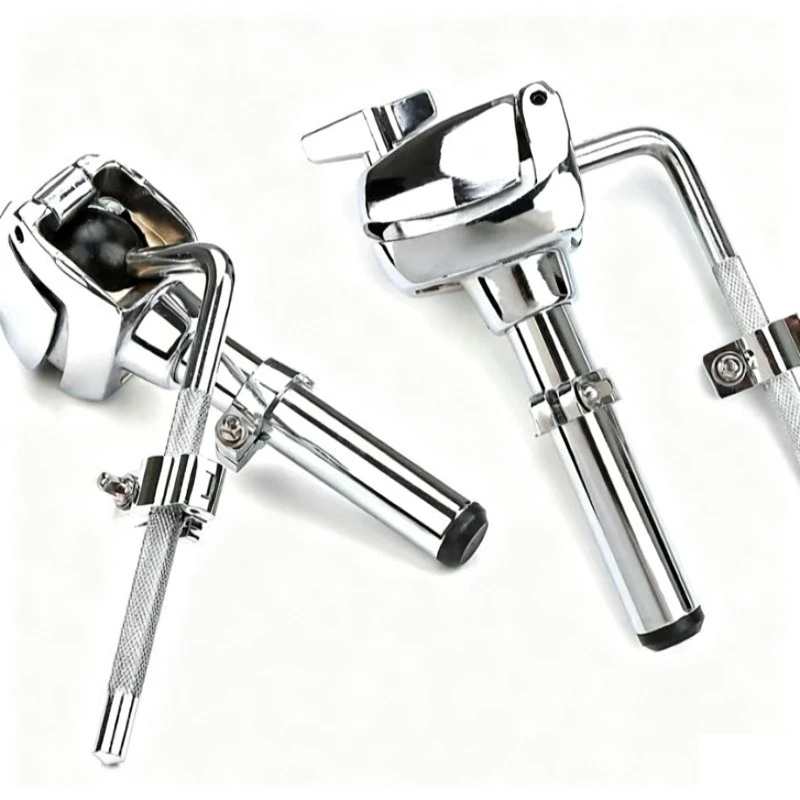 Zinc Alloy Drum Set Rack Cow Head Hanging Jazz Drum Stand Universal Ball Socket Cylinder Drums Holder Musical Instrument Parts