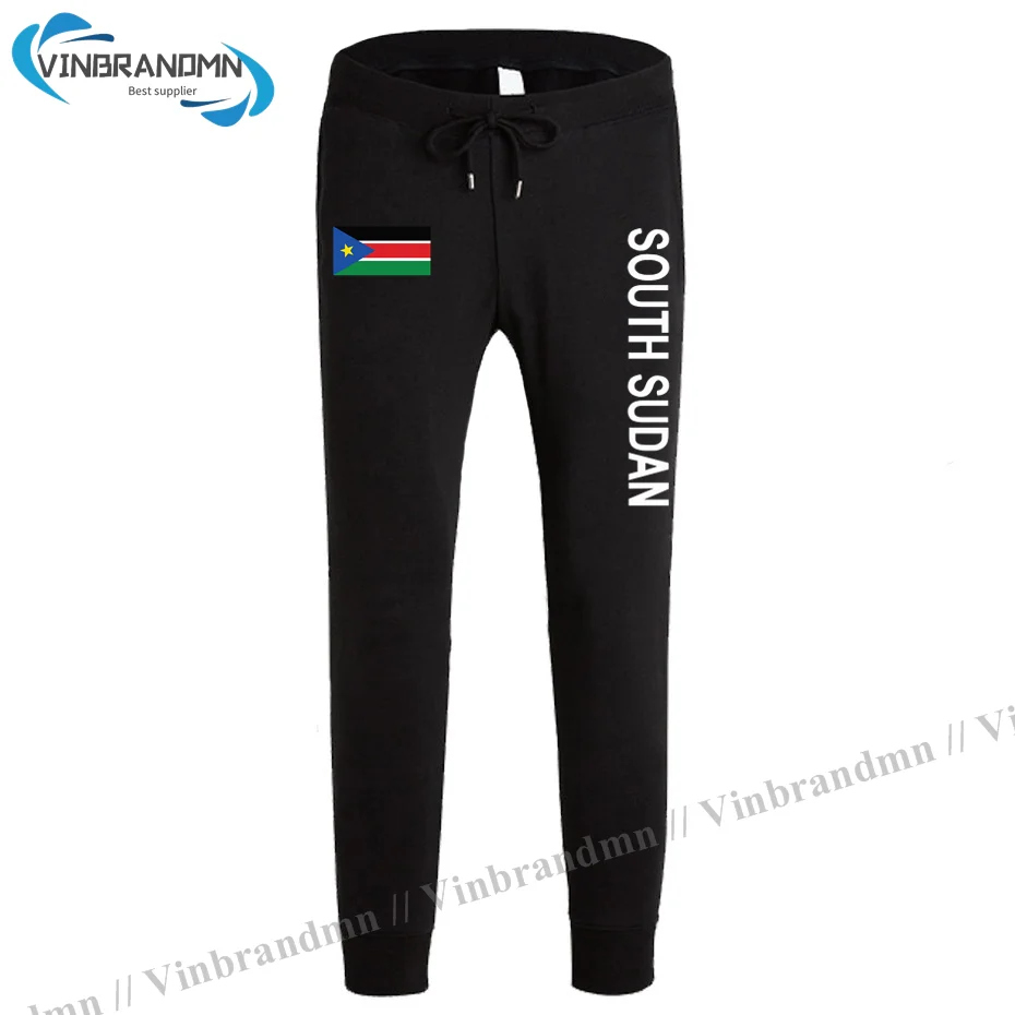 

South Sudan Sudanese SSD Africa Mens Pants Joggers Jumpsuit Sweatpants Track Sweat Fitness Fleece Tactical Casual Nation Country