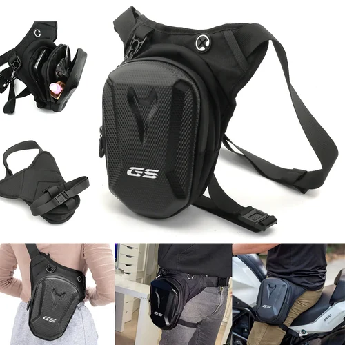 Para BMW GS R1250GS R1200GS G310GS G 310GS 2024 motocicleta impermeable gota cintura pierna bolsa muslo cinturón cadera Bum militar táctico
