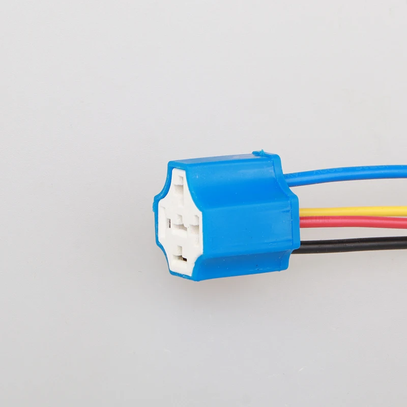 2x Car Relay Socket For Honda Toyota Nissan With 4 Wires Connector Wiring Harness Accessories
