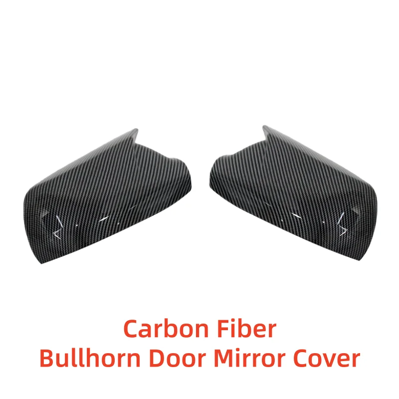بولهورن غطاء مرآة الباب لمازدا 3 مازدا 6 2003 2004 2005 2006 2007 2008 الخارجي خدش واقية ملصقات السيارات الديكور