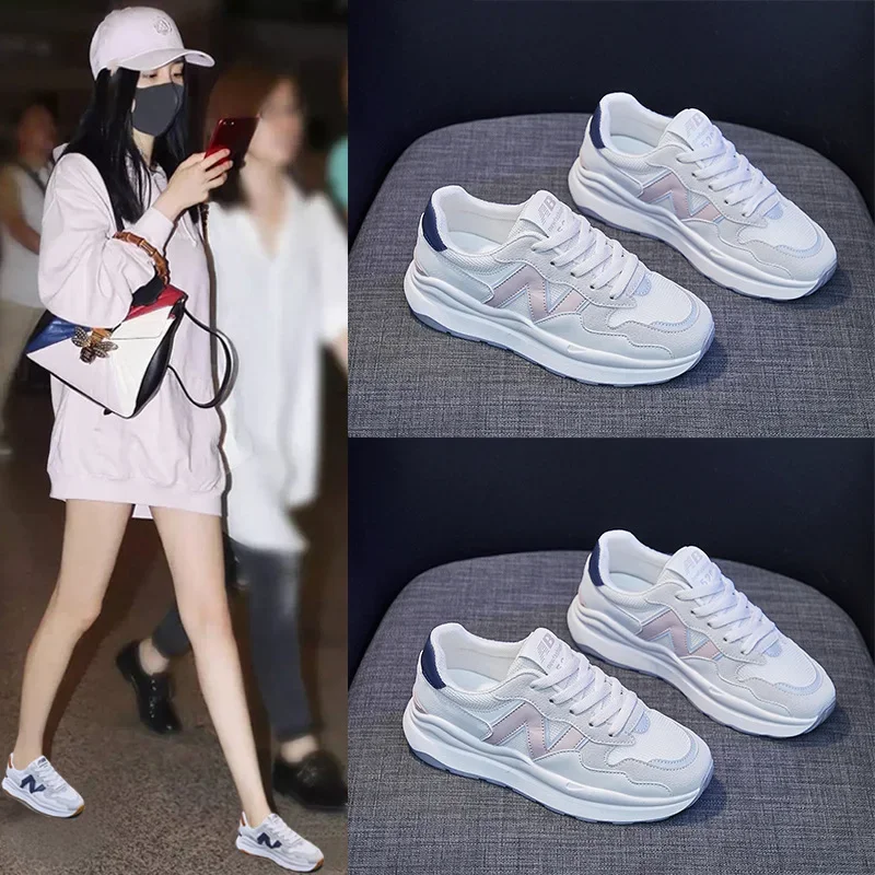 Women Sneakers Breathable Trainers Shoes Ladies Sport Mesh Sneakers Woman Flat Shoes Lightweight Soft Sole Footwear Tennis Shoes