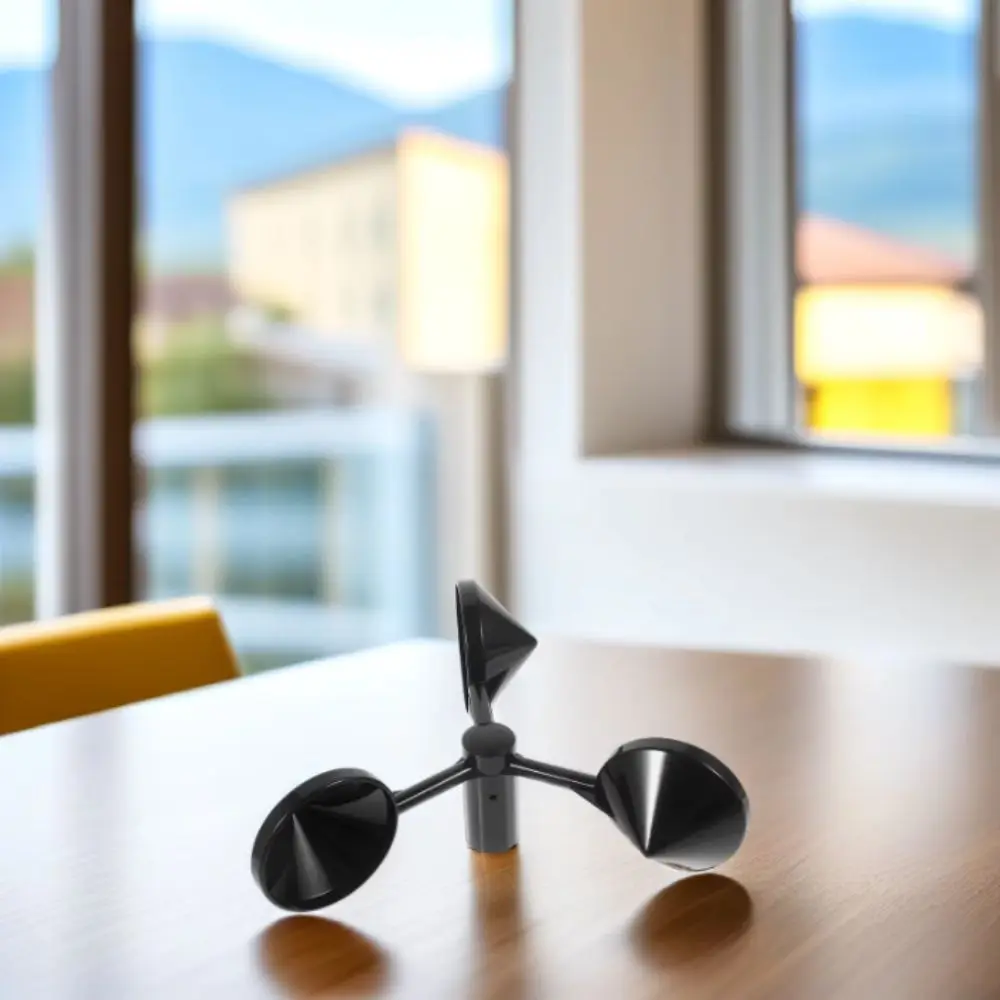 3-Cup Design Anemometer Housing Wind-Speed Monitoring Wind Direction Sensor 3-Cup Shell Wind Direction Indicator Shell