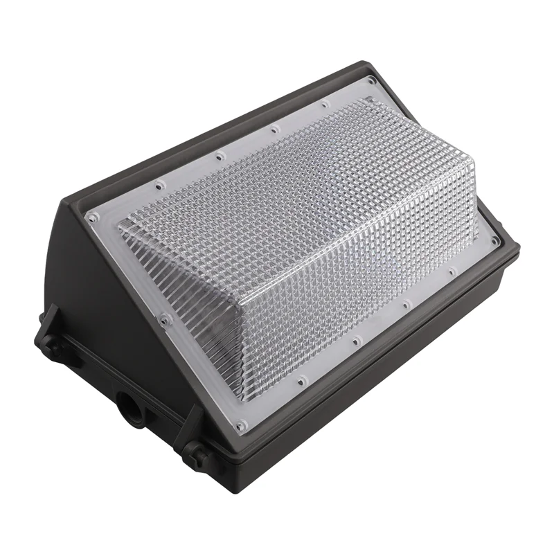 غلاف إضاءة LED للحائط، مصابيح حائط LED خارجية 120 فولت لمواقف السيارات والمستودعات والمصانع والمنزل (غطاء المصباح فقط)-AT64