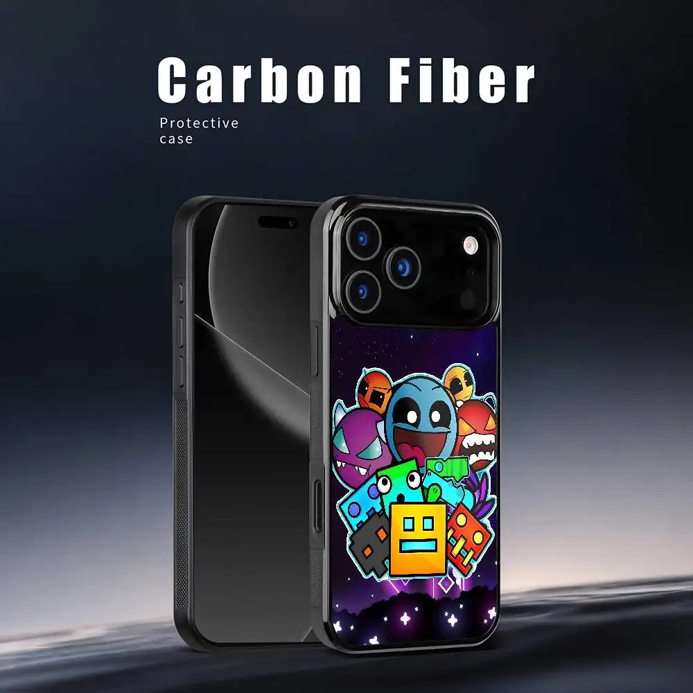 Funda de teléfono con tablero de videogame g-geometry para IPhone 17 16 15 14 13 12 11 Pro Xs Max Mini Plus Celulares Funda dura