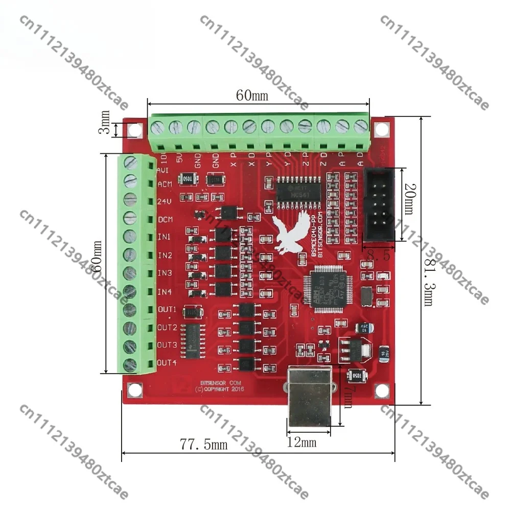 Nema23 2.2N 82mm Stepper Motor Set 3-4 Axis CNC Driver TB6600 DM542 DM556 MACH3 USB LPT Control Board 36V 350W PSU