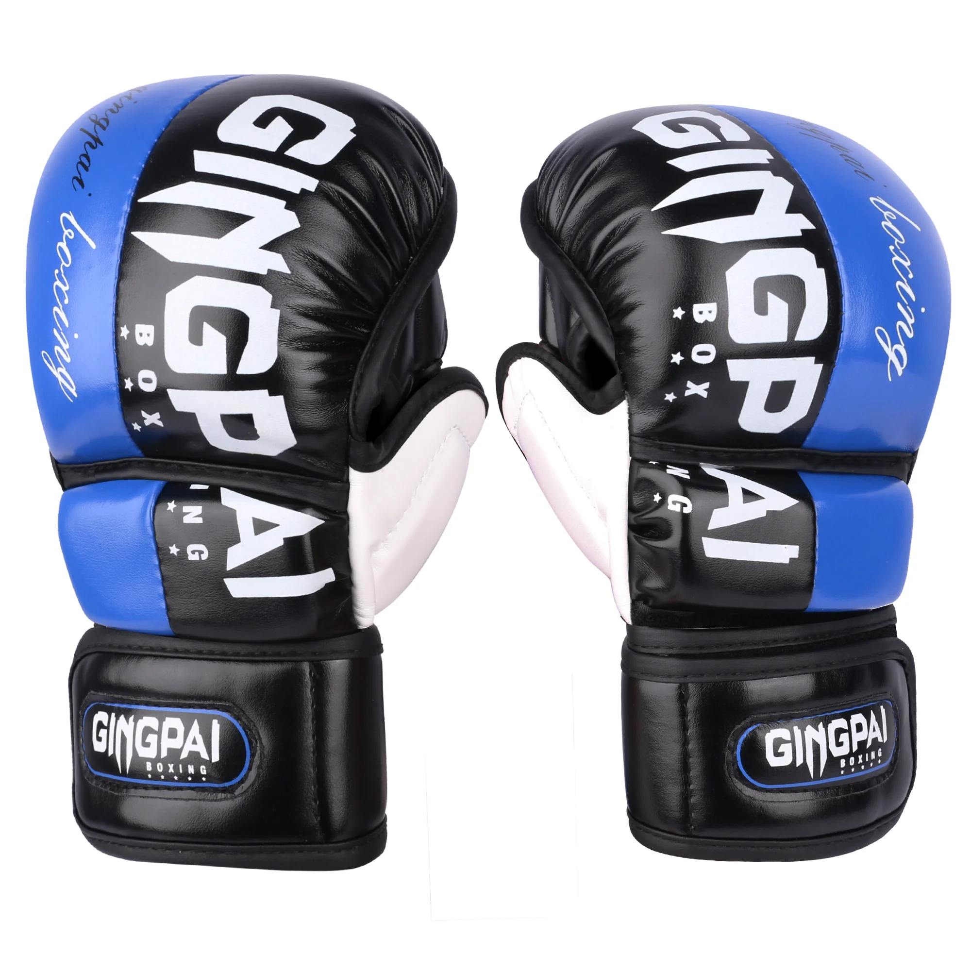 Professionelle MMA Halbfinger-Kampfboxhandschuhe, verdickte Sanda Free Fighting Mixed Martial Arts Trainingshandschuhe – Detail 8