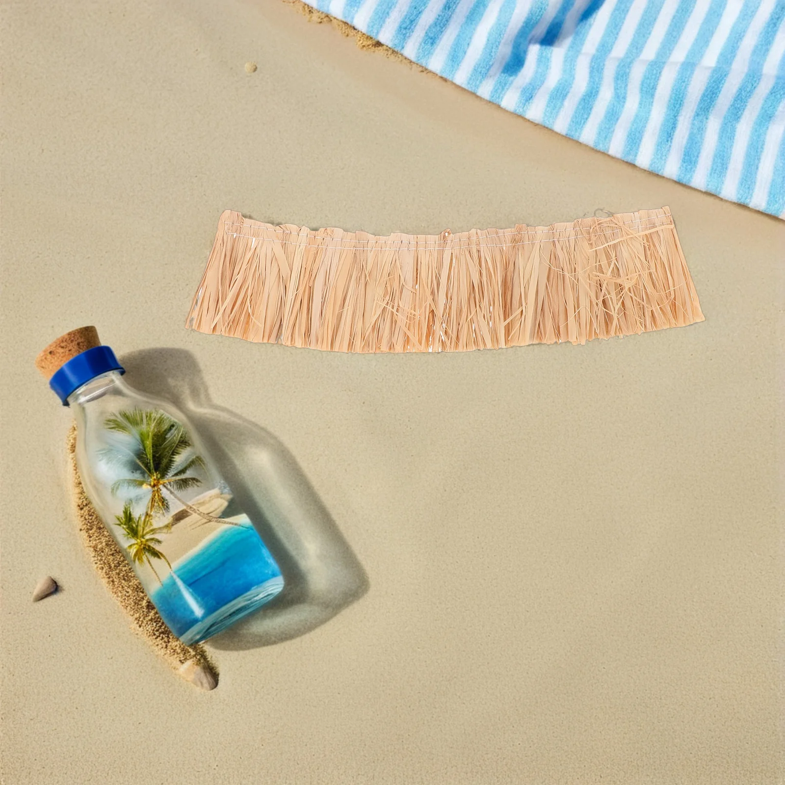 6 szt. Materiałów do mikrokrajobrazu Mini Słoma Dachowa Sztuczna Słoma do Dekoracji Domu DIY, Rękodzieła, Scen, Sztuczna Rolka Słomy