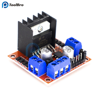 L298N Motor Driver Controller Board Dual H Bridge DC Stepper Motor Speed Control Switch DC 5-35V 2A 25W for Arduino Smart Car